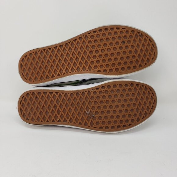 Vans Old Skool Flame Low Black Suede True White Men's 7.5/ Women’s 9 - Picture 8 of 10